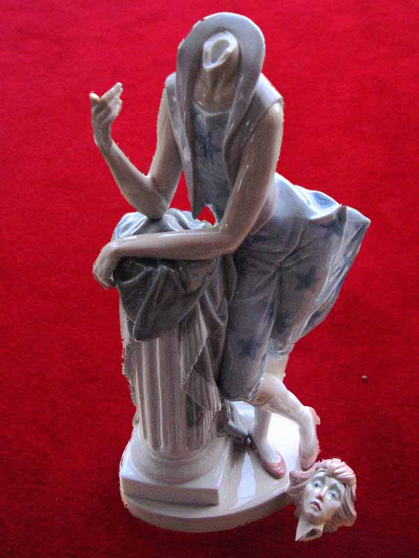 Lladro Clown Figure Restoration - Before